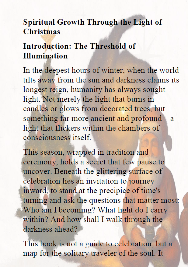 Spiritual Growth Through the Light of Christmas